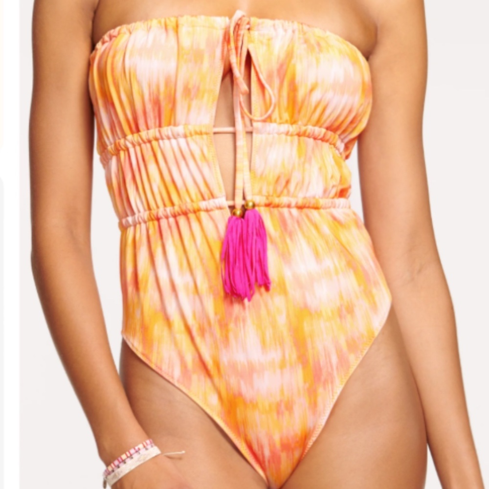 Printed Marta One Piece Swimsuit - SUNRISE IKAT / S